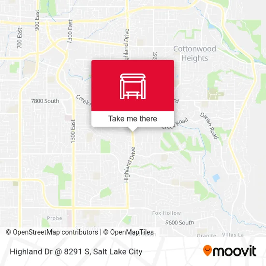 Mapa de Highland Dr @ 8291 S
