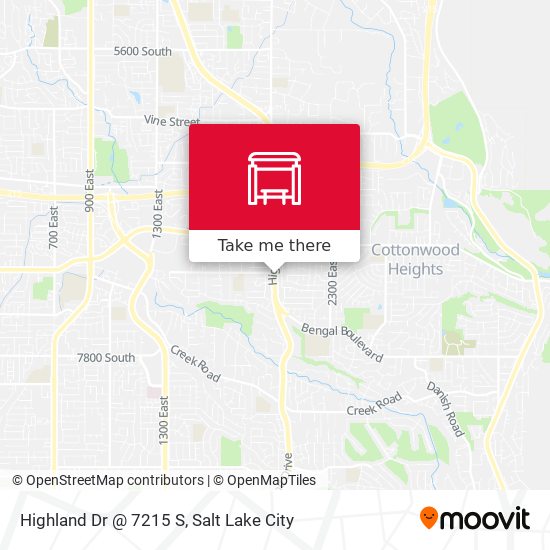 Mapa de Highland Dr @ 7215 S