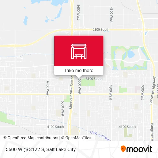 5600 W @ 3122 S map