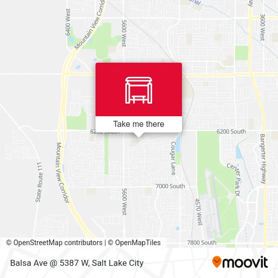 Balsa Ave @ 5387 W map