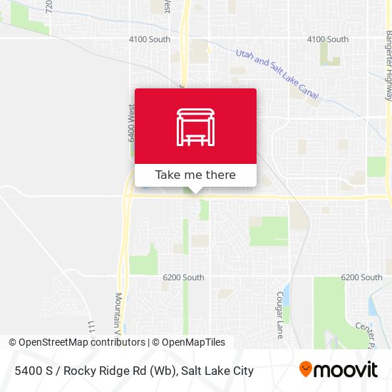 5400 S / Rocky Ridge Rd (Wb) map
