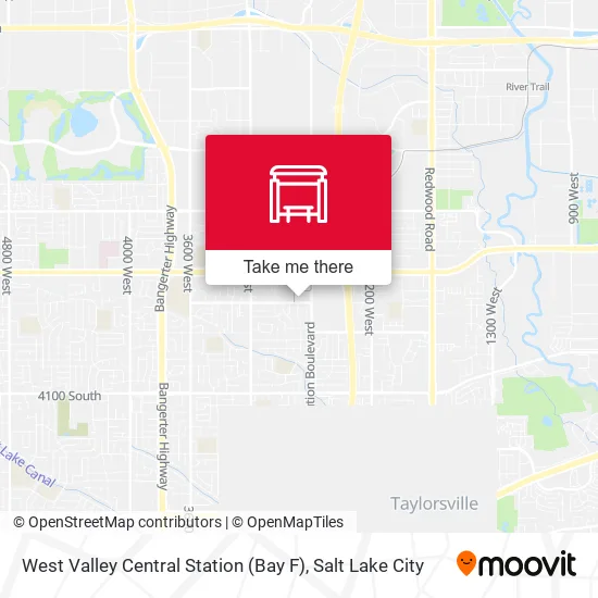 Mapa de West Valley Central Station (Bay F)