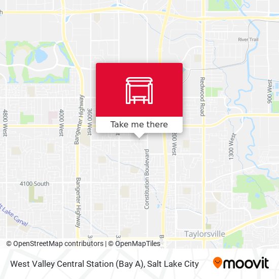 West Valley Central Station (Bay A) map