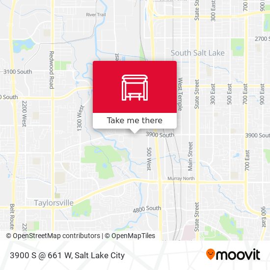 3900 S @ 661 W map