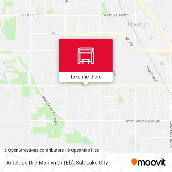 Mapa de Antelope Dr / Marilyn Dr (Eb)