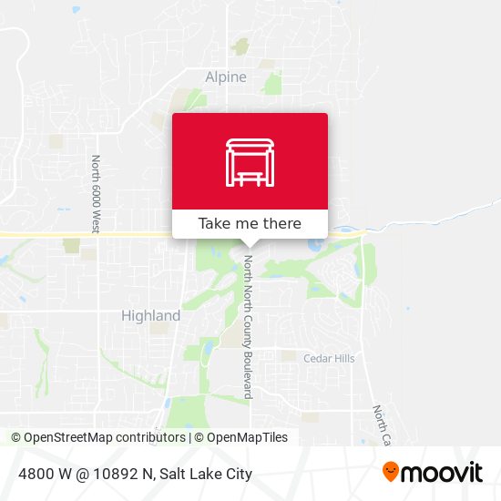 4800 W @ 10892 N map