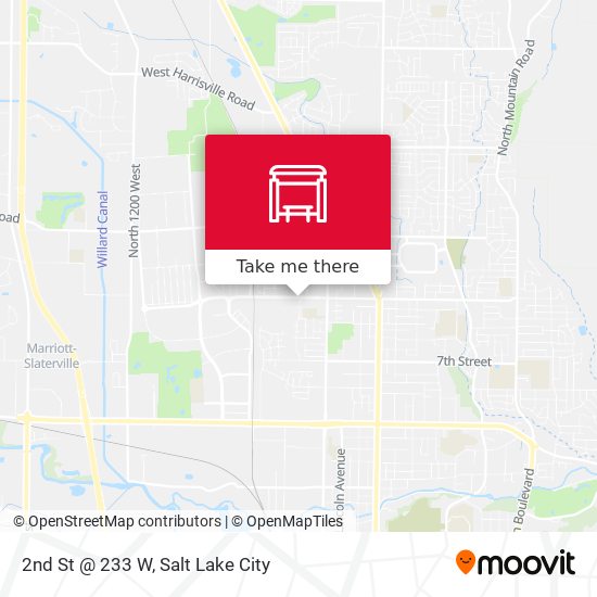 2nd St @ 233 W map