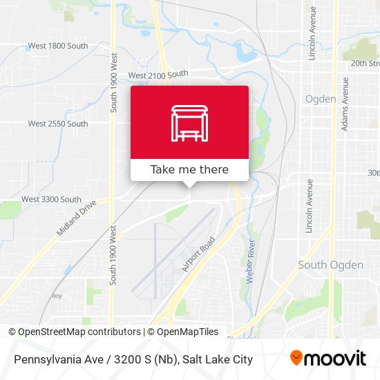 Pennsylvania Ave / 3200 S (Nb) map