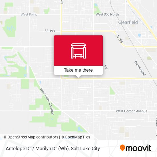Mapa de Antelope Dr / Marilyn Dr (Wb)
