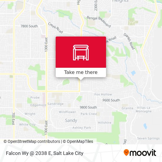 Falcon Wy @ 2038 E map