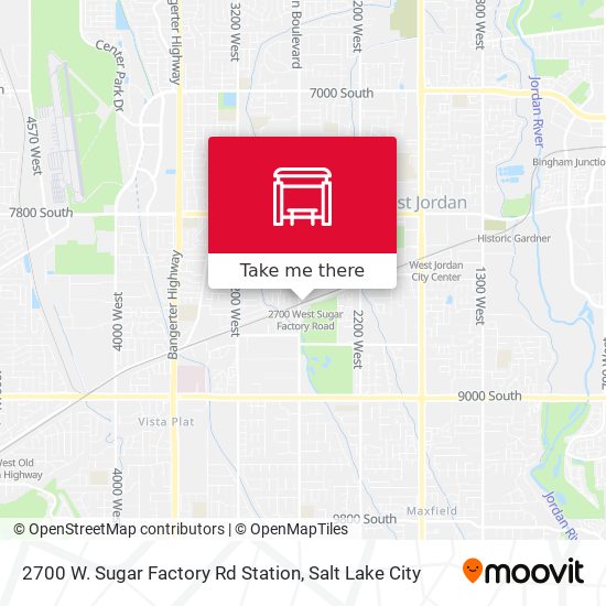 2700 W. Sugar Factory Rd Station map