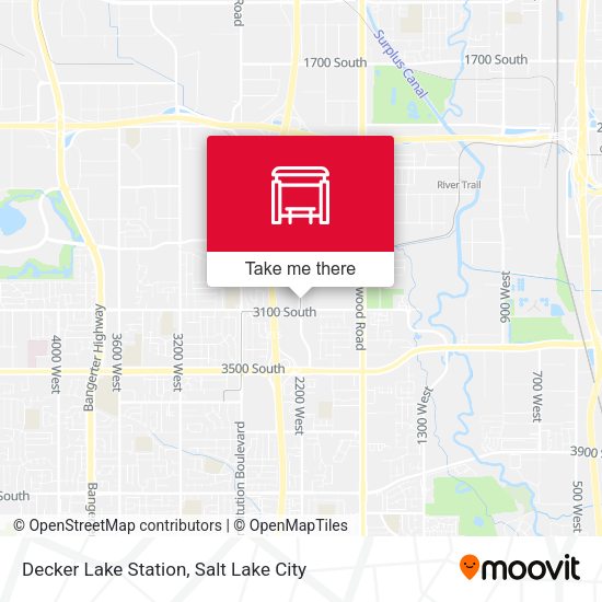 Decker Lake Station map