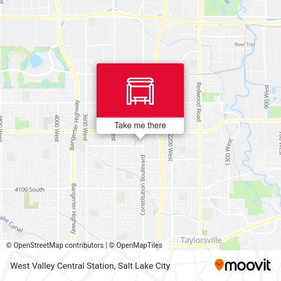 West Valley Central Station map