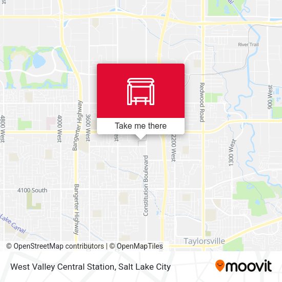 Mapa de West Valley Central Station