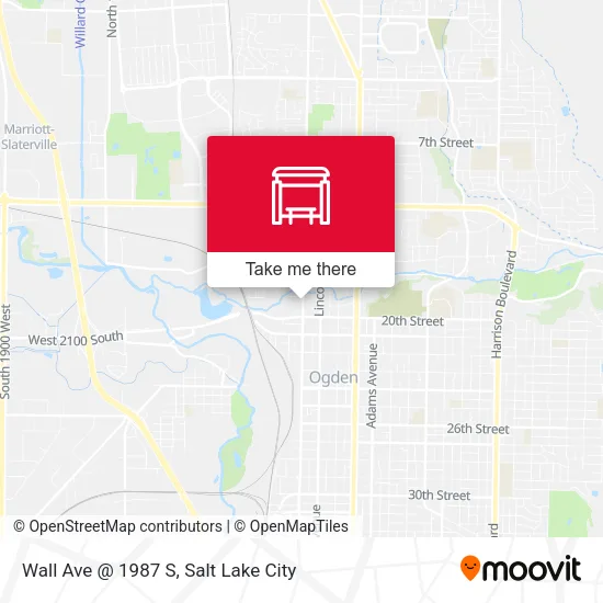 Wall Ave @ 1987 S map