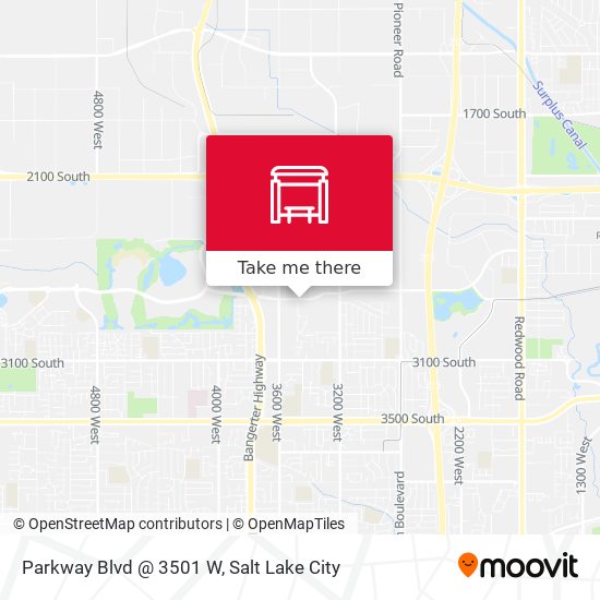 Parkway Blvd @ 3501 W map