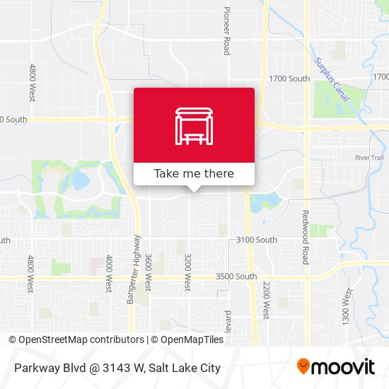 Mapa de Parkway Blvd @ 3143 W