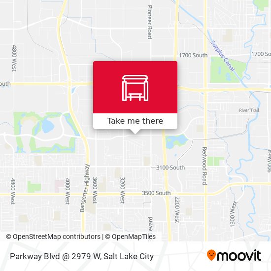 Parkway Blvd @ 2979 W map