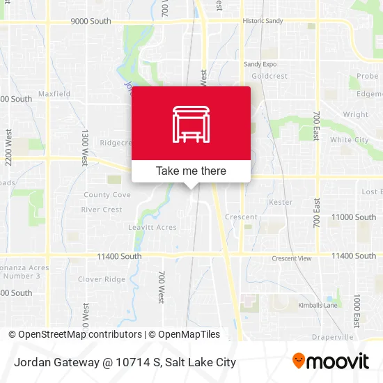 Jordan Gateway @ 10714 S map
