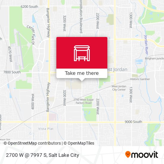2700 W @ 7997 S map
