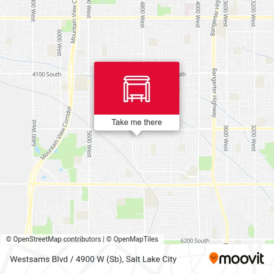 Westsams Blvd / 4900 W (Sb) map