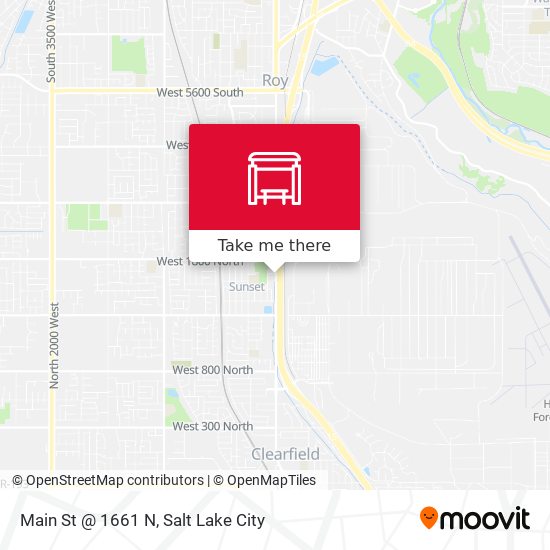 Main St @ 1661 N map