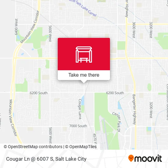 Mapa de Cougar Ln @ 6007 S