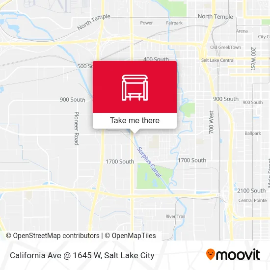 California Ave @ 1645 W map
