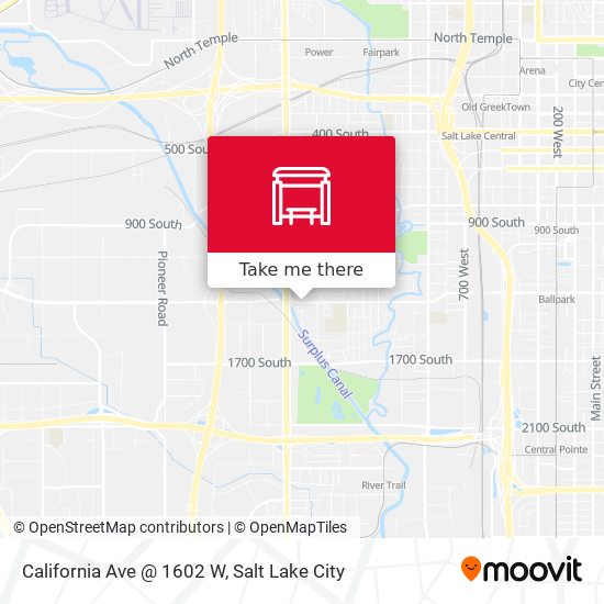 Mapa de California Ave @ 1602 W