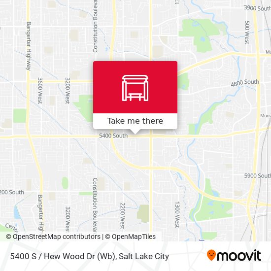 5400 S / Hew Wood Dr (Wb) map