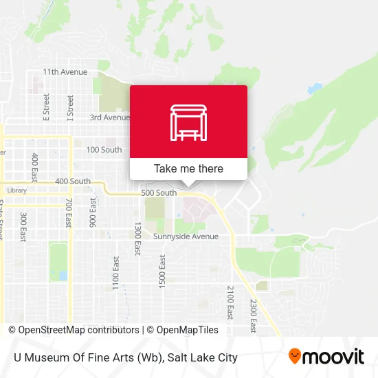 Mapa de U Museum Of Fine Arts (Wb)