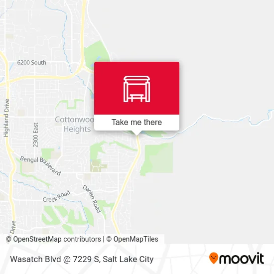 Wasatch Blvd @ 7229 S map