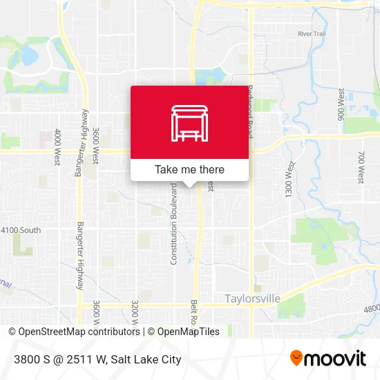3800 S @ 2511 W map