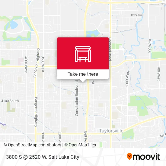3800 S @ 2520 W map
