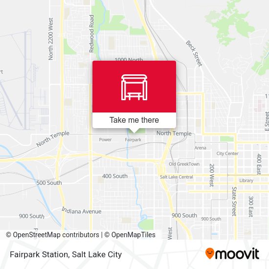 Fairpark Station map