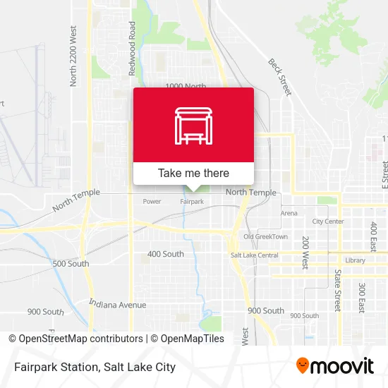 Fairpark Station map