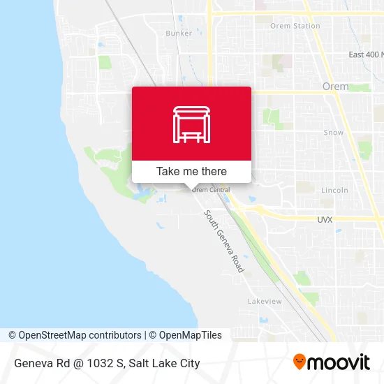 Geneva Rd @ 1032 S map