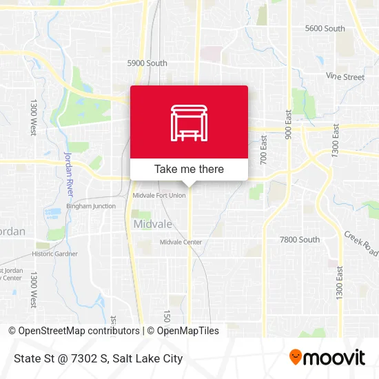 State St @ 7302 S map