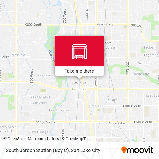 South Jordan Station (Bay C) map