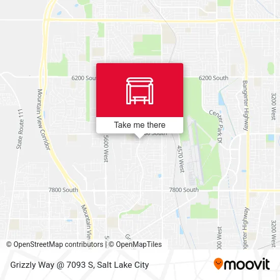 Mapa de Grizzly Way @ 7093 S