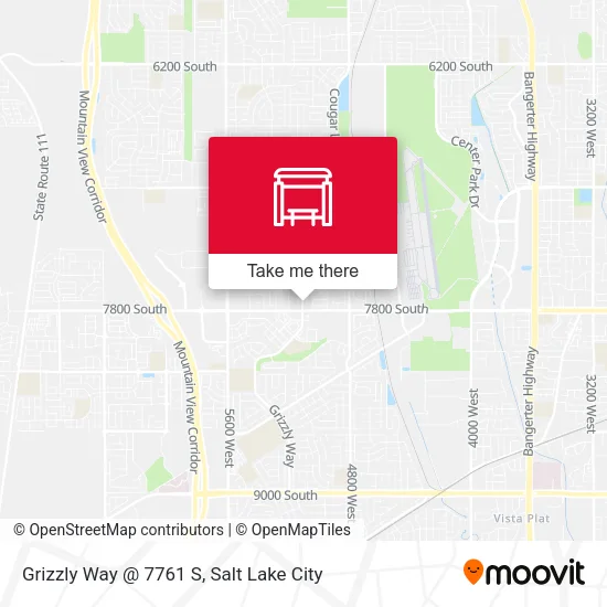 Mapa de Grizzly Way @ 7761 S