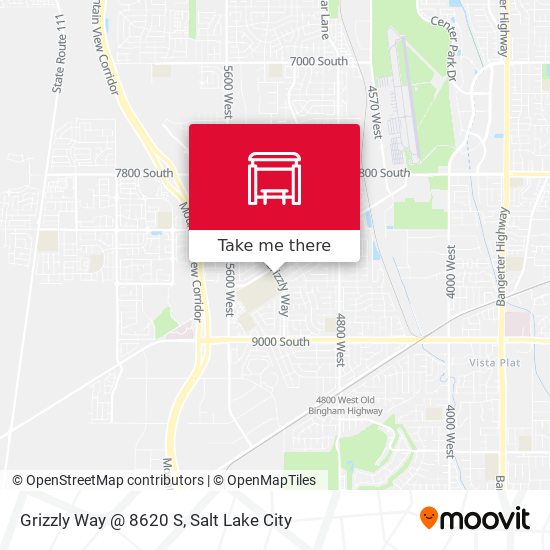 Grizzly Way @ 8620 S map