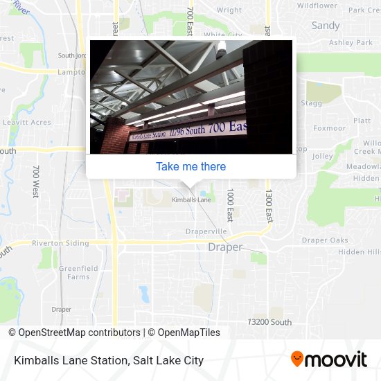 Mapa de Kimballs Lane Station