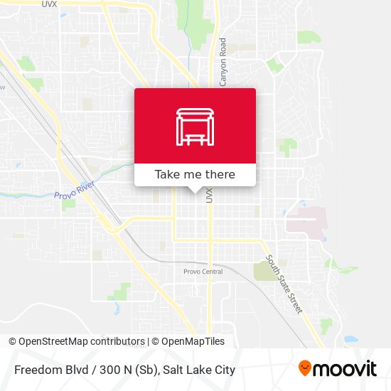 Mapa de Freedom Blvd / 300 N (Sb)