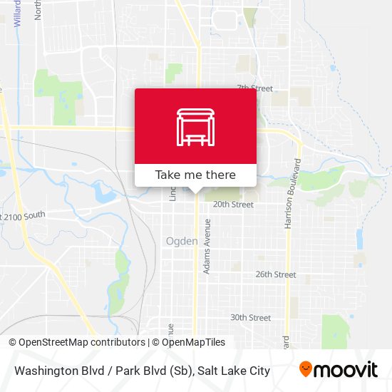 Washington Blvd / Park Blvd (Sb) map