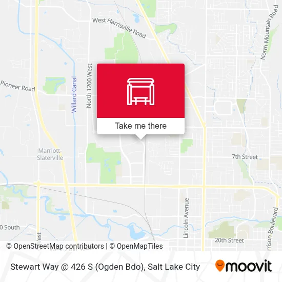 Stewart Way  @ 426 S (Ogden Bdo) map