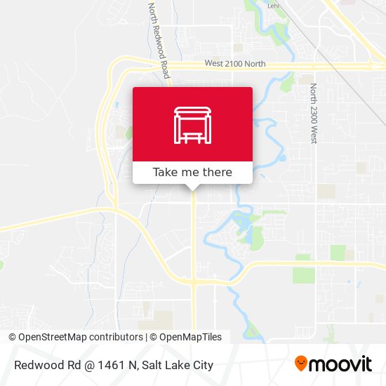 Mapa de Redwood Rd @ 1461 N