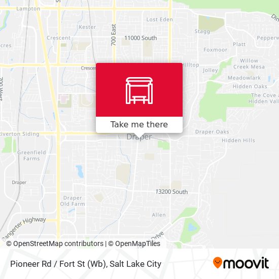 Pioneer Rd / Fort St (Wb) map