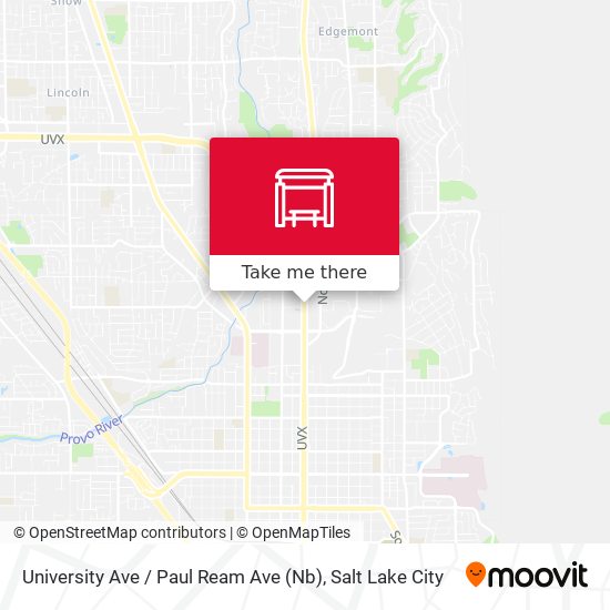 University Ave / Paul Ream Ave (Nb) map