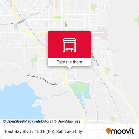 East Bay Blvd / 180 E (Eb) map
